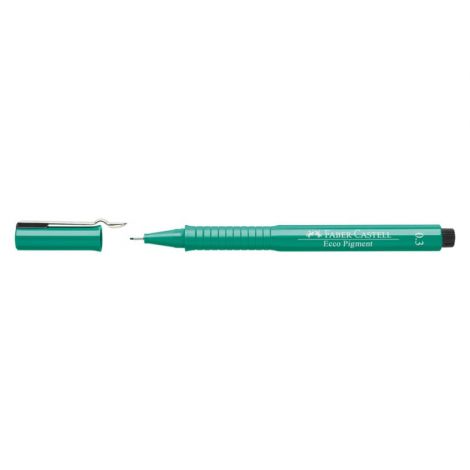 Cienkopis Faber-Castell Ecco Pigment, 0.3mm, zielony